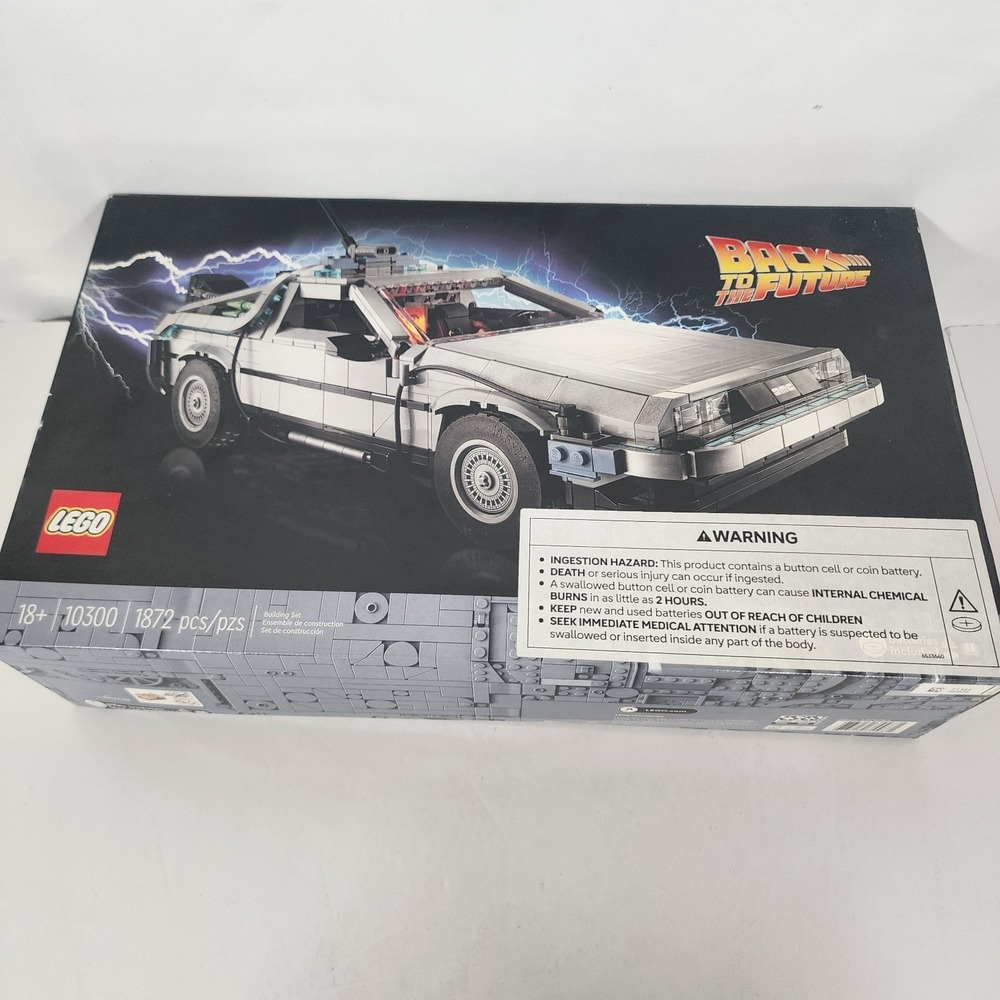 LEGO Icons 10300 Back to the Future‎ Time Machine Delorean New Sealed 1872 Pc